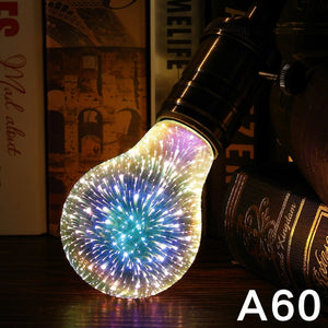 3D Decoration Firework Bulb
